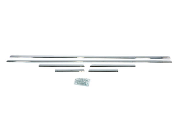 6-piece aluminum trim set including clips for Mercedes W113