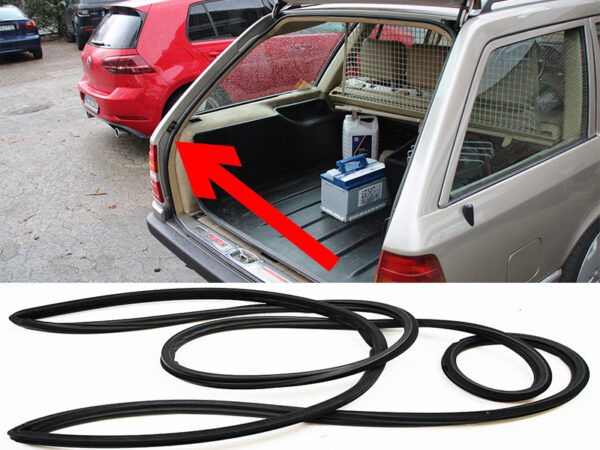Seal tailgate Mercedes S124 (W124 T-Mod.)