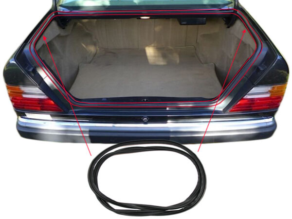 Trunk lid seal for Mercedes W124 Coupe & Cabrio