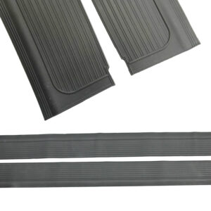 Gray rubber mat left and right for Mercedes R107 entry
