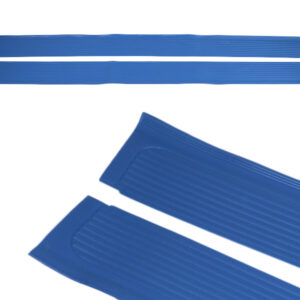 Blue rubber mat left and right for Mercedes R107 entry