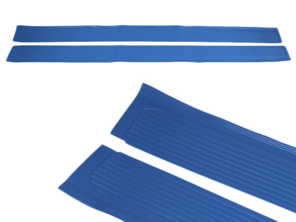Blue rubber mat left and right for Mercedes R107 entry