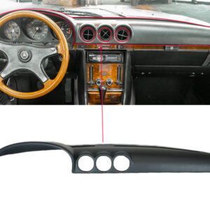 Black dashboard cover for Mercedes R107