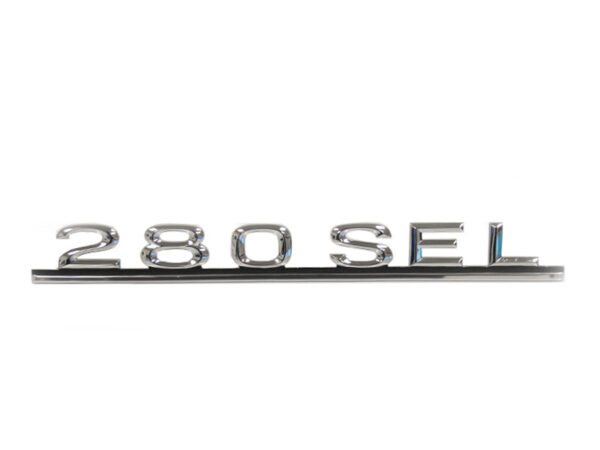 Nameplate 280SEL for Mercedes W116
