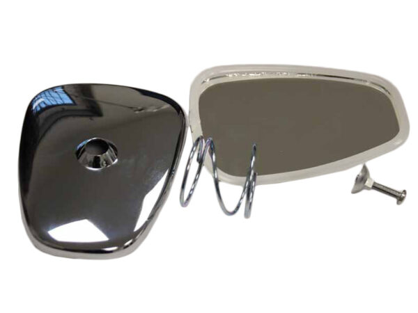 Universal classic car mirror housing with glass - Image 3