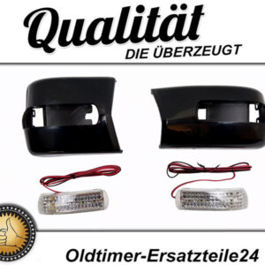 Mirror caps with indicators for Mercedes W124