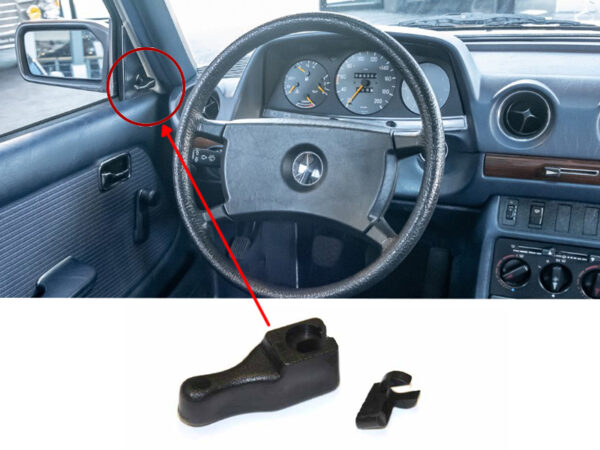 Handle control handle mirror adjustment for Mercedes R107 W123 W116 exterior mirror - Image 3