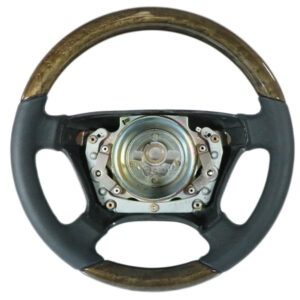 Birdseye maple wooden steering wheel with 21mm sprocket for Mercedes R129 W124 W463