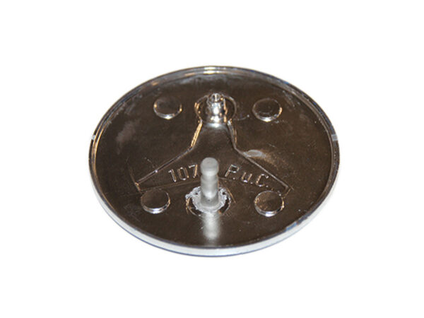 NOS aluminum emblem for Mercedes R107 hood - Image 3