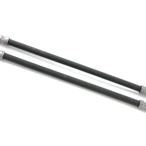 2 brake hoses for Mercedes R107 W114 W116 W123 W124 W126 W140 rear axle