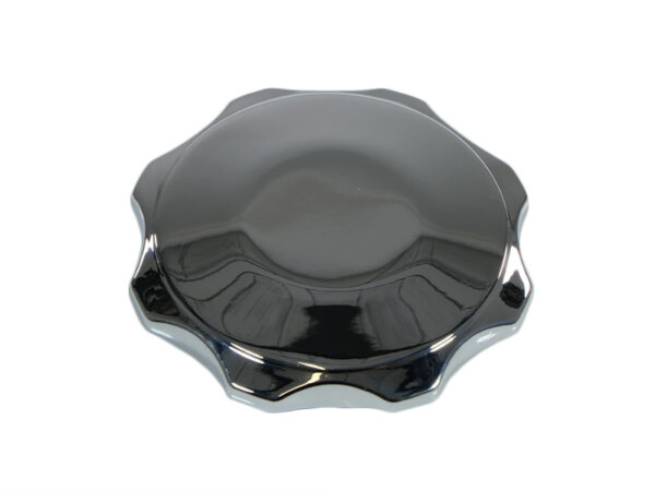 Chrome-plated aluminum tank cap for Mercedes Ponton