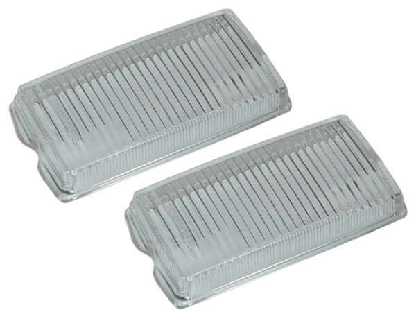 2x Clear lens for Mercedes R107 / C107 fog lights
