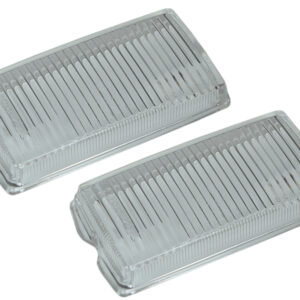 2x Clear lens for Porsche 911 fog lights 74-83