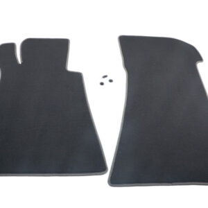 Fit floor mats velor anthracite for Mercedes R107 front