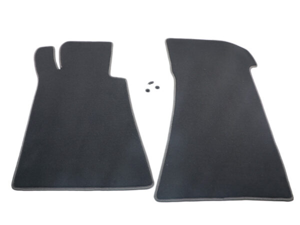 Fit floor mats velor anthracite for Mercedes R107 front