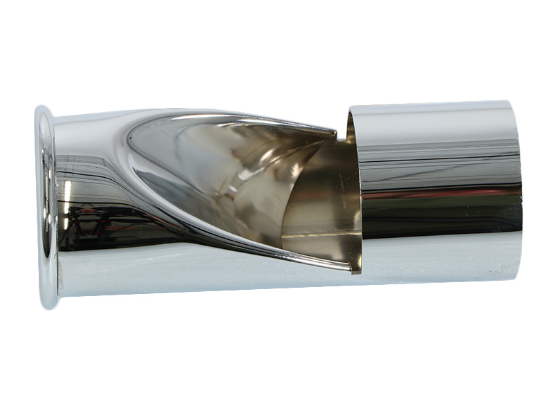A high-quality exhaust chrome tailpipe for Mercedes W116 - Image 2