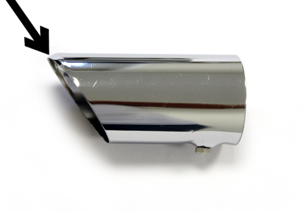 2x exhaust tailpipe for Mercedes R107 - Image 2