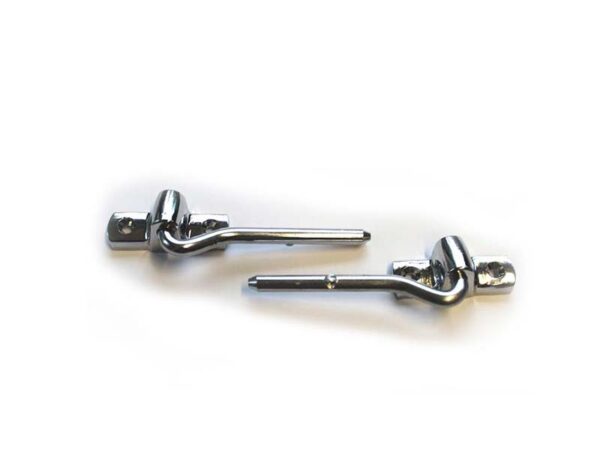 1 set of chrome holders for 230SL / 250SL W113 sun visors