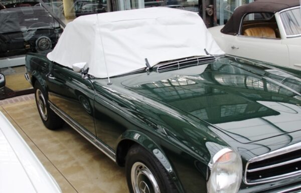Custom-made semi-garage Mercedes W113