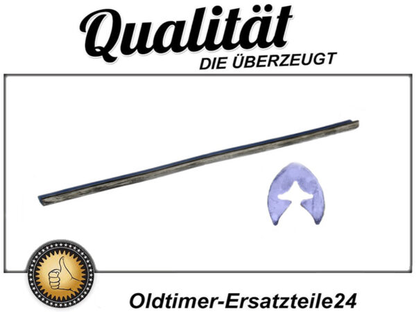 Front upper bumper rubber for Mercedes W116 bumper upper part - 765 mm - Image 2