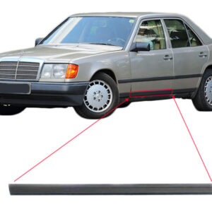 OEM bumper strip door front left bottom for Mercedes Benz W124 to 89