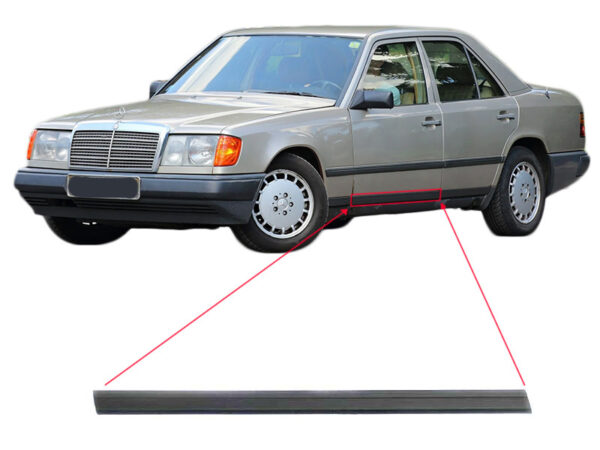 OEM bumper strip door front left bottom for Mercedes Benz W124 to 89