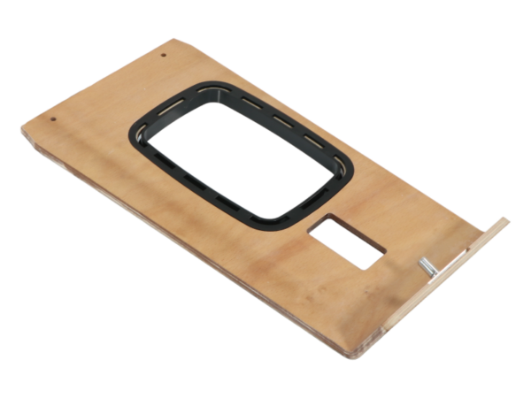 Zebrano wood switch board / 1 switch for Mercedes R107 71-81 - manual transmission - Image 5