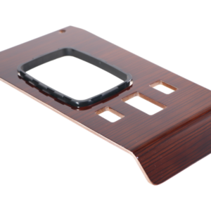 Zebrano wood switch board / 3 switches for Mercedes R107 71-81
