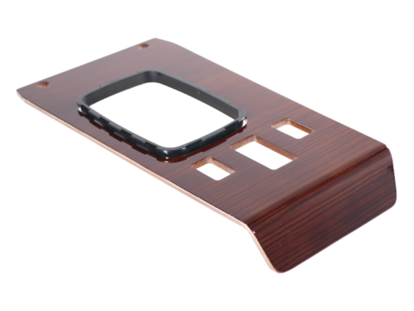 Zebrano wood switch board / 3 switches for Mercedes R107 71-81