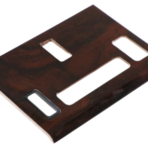 Burl wood cover for Mercedes R107 air conditioning console from 85