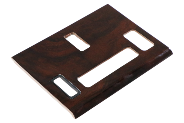 Burl wood cover for Mercedes R107 air conditioning console from 85