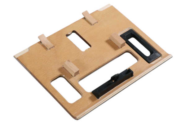 Burl wood cover for Mercedes R107 air conditioning console from 85 - Image 2