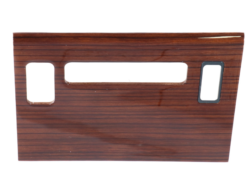 Zebrano wood cover for air conditioning console on the Mercedes R107 - 85