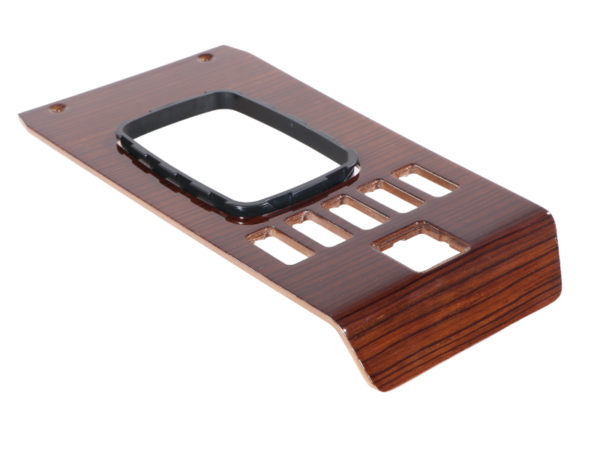 Zebrawood switchboard / 6 switches for Mercedes R107 81-89 - manual transmission