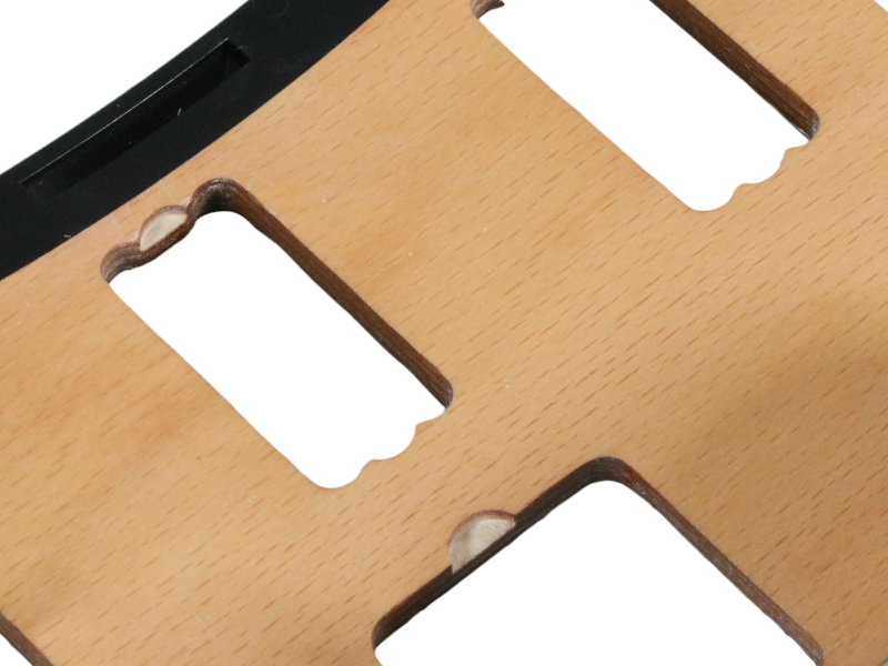 Zebrawood switchboard / 4 switches for Mercedes R107 85-89 - manual transmission - Image 7