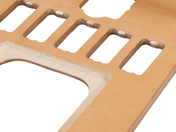 Burl wood switch board / 6 switches for Mercedes Benz R107 automatic - Image 5