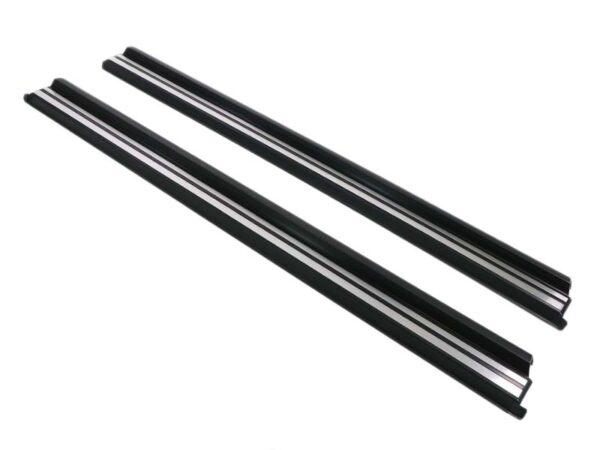 B-stock: Door sill set black for Mercedes 124 Coupe