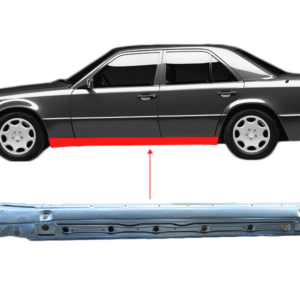 Exterior sill left for Mercedes W124 & S124
