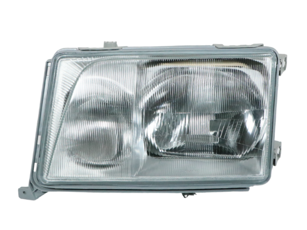 Main headlamp, left for Mercedes W124 with headlamp leveling, T.Y.C,