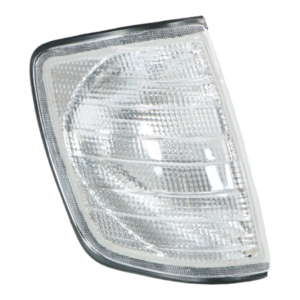 Blinker light right without lamp socket, white for Mercedes W124