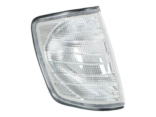 Blinker light right without lamp socket, white for Mercedes W124