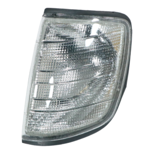 Blinker light left with lamp socket, smoke gray for Mercedes W124