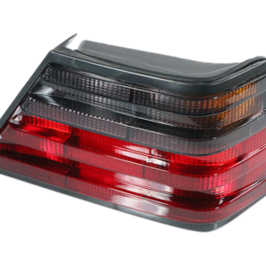 Rear light, without lamp socket, smoke gray, right for Mercedes W124