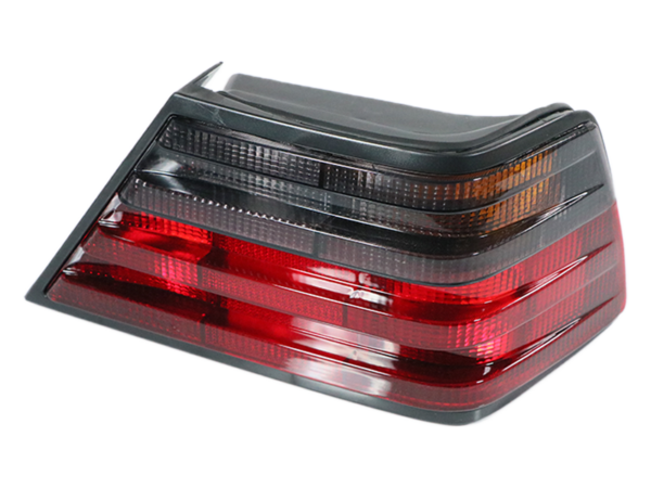 Rear light, without lamp socket, smoke gray, right for Mercedes W124