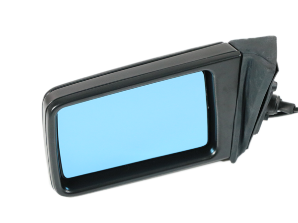 Exterior mirror, flat, adjustment by linkage, heatable, blue, left for Mercedes W201 / W124 - Image 3