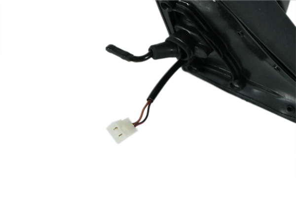 Exterior mirror, flat, adjustment by linkage, heatable, blue, left for Mercedes W201 / W124 - Image 4