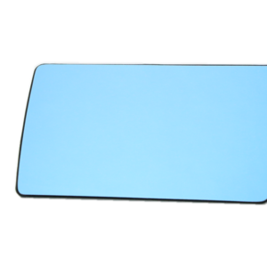 Mirror glass, exterior mirror, flat, left, adjustment by linkage for Mercedes W124 / W201