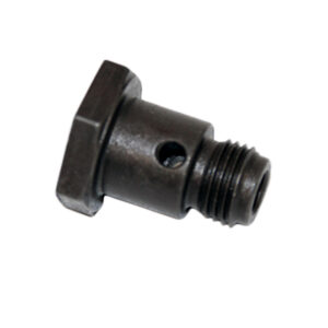 Banjo bolt for brake fluid container
