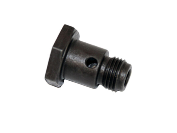 Banjo bolt for brake fluid container