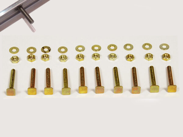 Galvanized M3 screws and nuts set for vintage car trim - Image 3